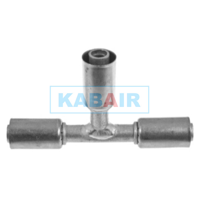 Beadlock T Splicer for #12 Hose - Steel | Kabair Solutions