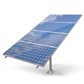 Elios Arbora P4 | Pole Mount System for 4 Solar Panels | Post Mounting ...